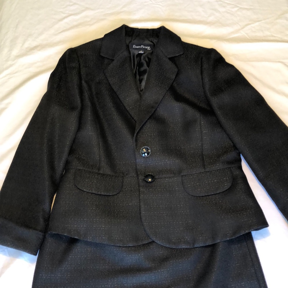 Black Suit skirt